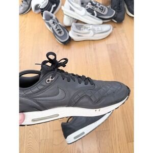 very rare 2008 Nike Air Max 1 Premium "Quilted Pack" Black size 13